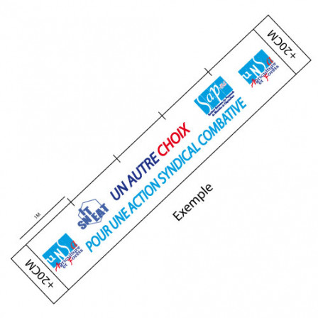 BANDEROLES 80X200CM ANTI FEU